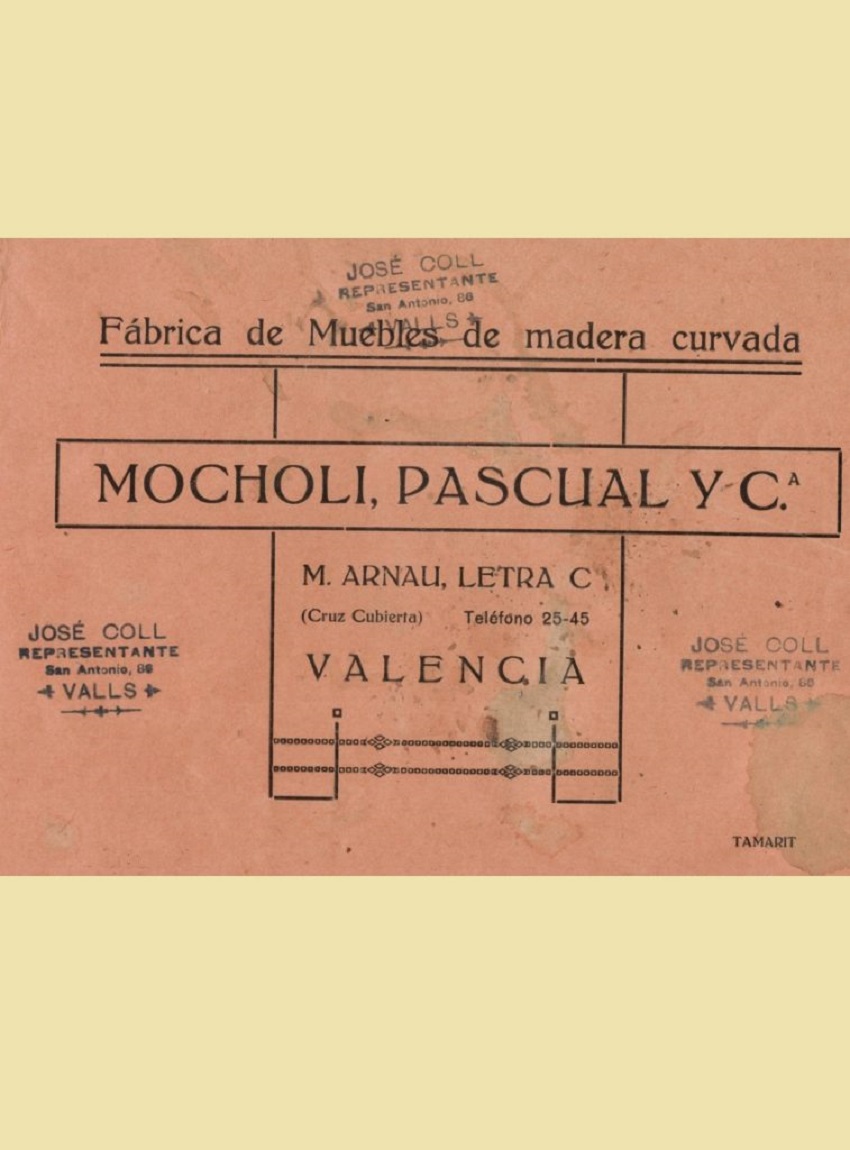 Fábrica de muebles de madera curvada. Mocholí, Pascual y Cª.